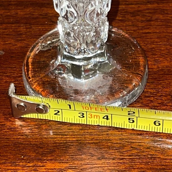 Vintage 5-7/8" Tall Chung Chung Lead Crystal Vase Made in Taiwan Beautiful. EUC - Picture 11 of 11